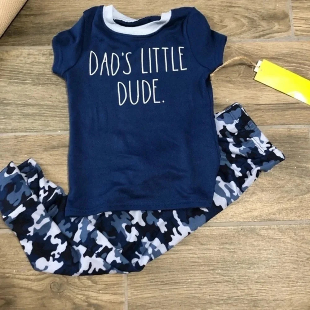 NWT- Rae Dunn boys pajama set 4T NWT